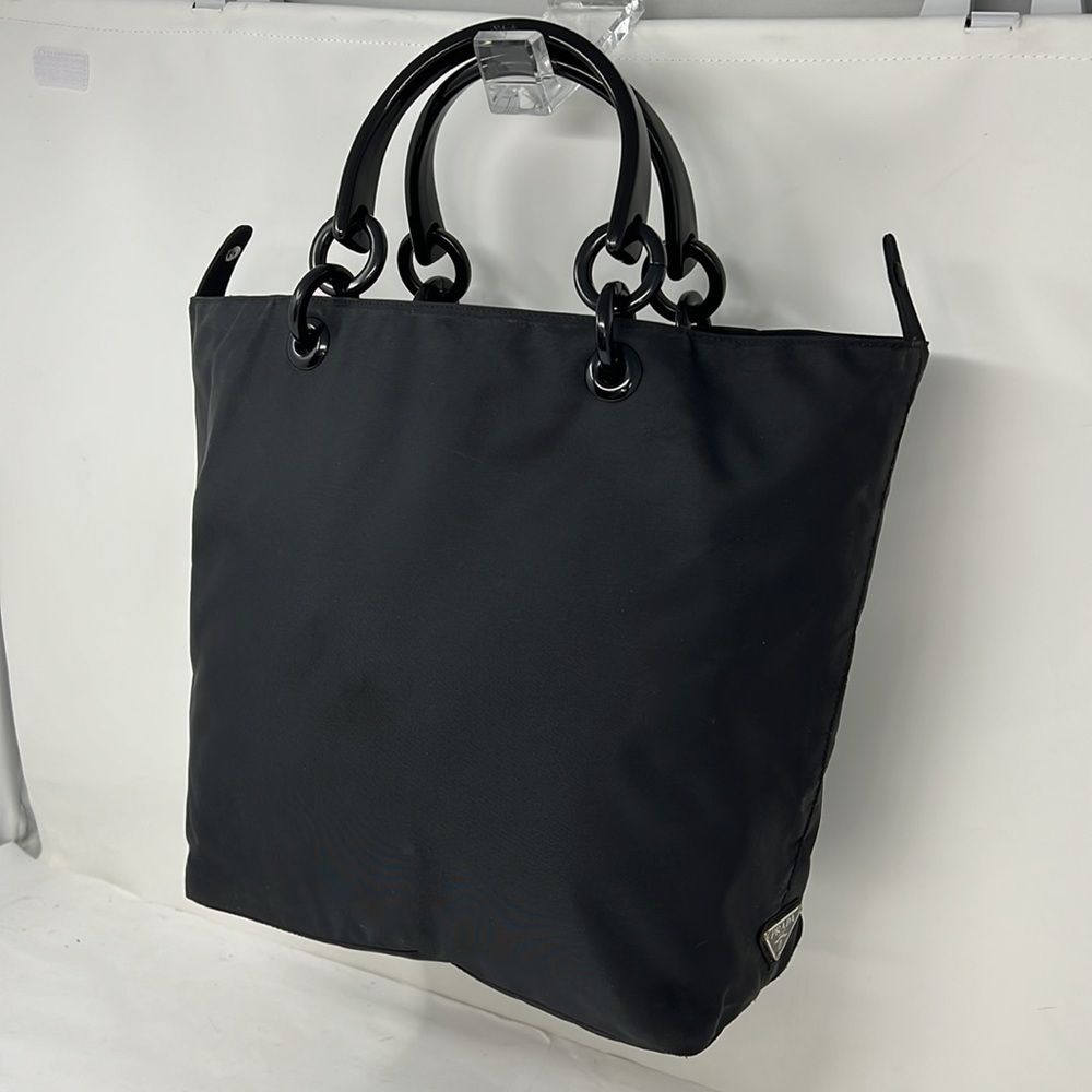 Prada Tessuto Nylon Handle Tote Hand Bag - Picture 4 of 16